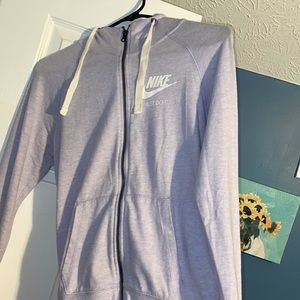 Light purple, zip up jacket